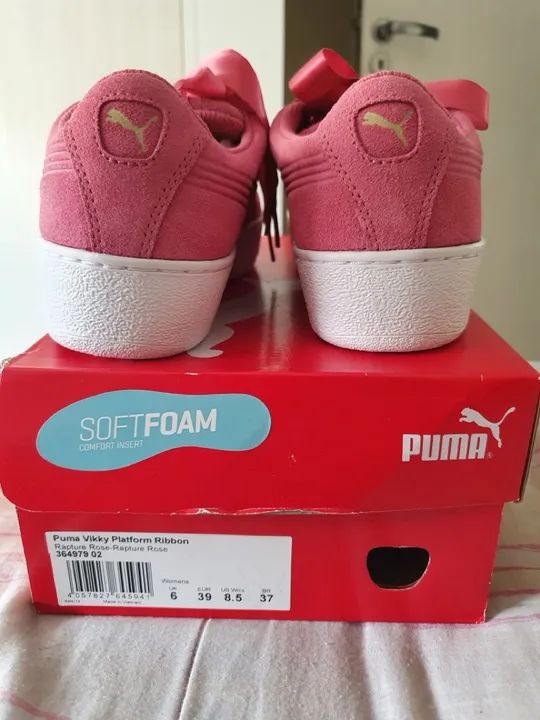 Tênis Puma Vikky Plataform sem uso N37 *Leia o Anúncio* - Foto 5