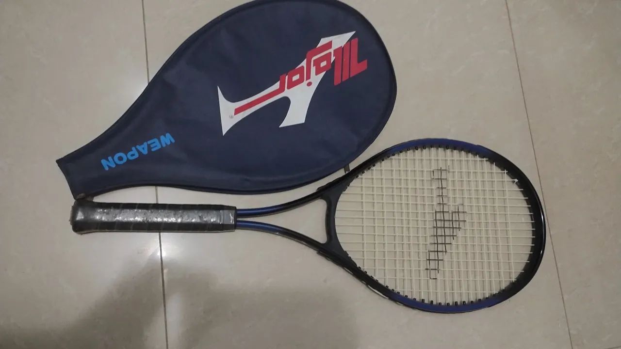 Raquete de tênis Weapon com capa  - Foto 2
