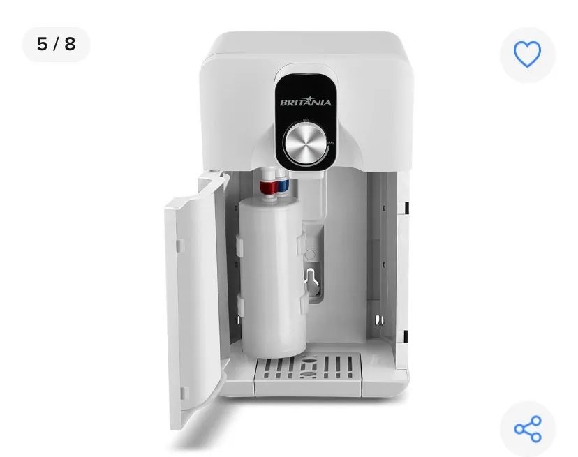 Bebedouro Purificador de Água Britânia! Novo (NÃO GELA!) apenas purifica - Foto 2