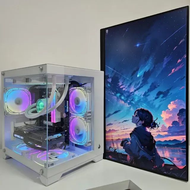 Pc Gamer Ryzen 7 5700X3D - 32Gb Ram - RTX 4060 TI (8Gb) - 512Gb SSD + 1Tb HD