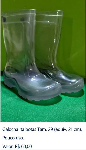 Galocha Italbotas Tam. 29 (equiv. 21 cm)