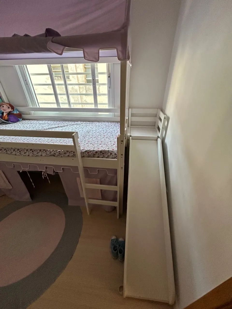 Cama Infantil Alta Castelo Escorregador  - Foto 4