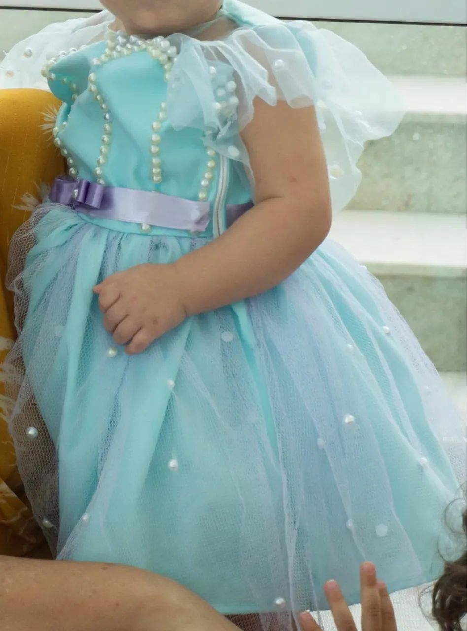 Vestido modelo concha do mar aniversário de 1 ano  - Foto 2