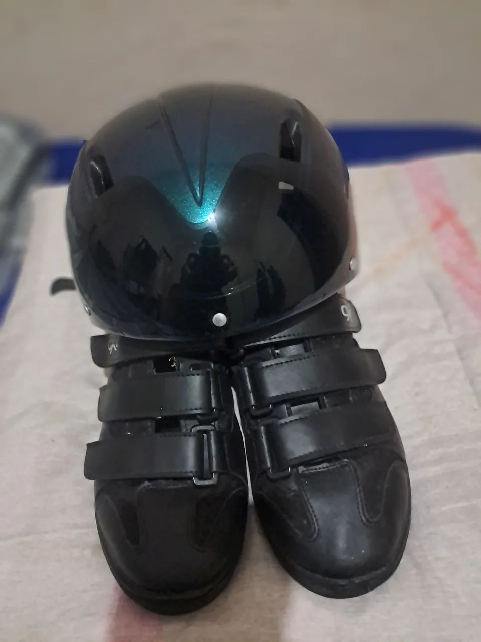 Kit Ciclismo Capacete + Sapatilha MTB  - Foto 6