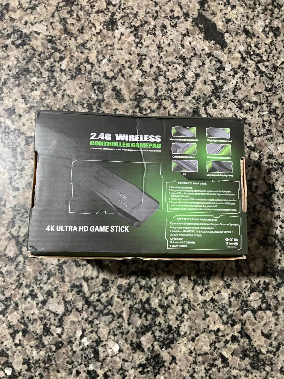 ideogame Stick 4K 20000 Jogos Retro Classicos + 2 Controles Sem Fio - Foto 2