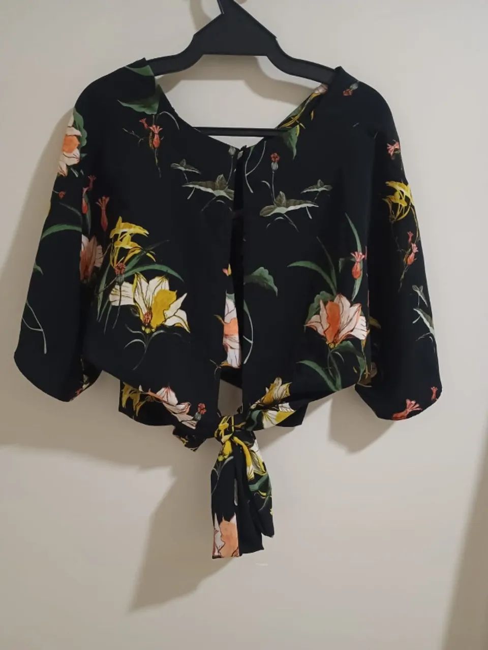 Blusa cropped Zara - Foto 2