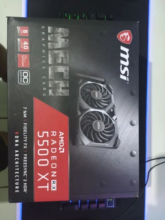 Placa de Vídeo MSI Radeon RX 5500 XT 8GB