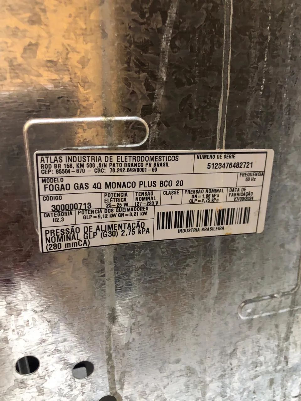 Vendo Fogão 4 Bocas Atlas - Foto 3