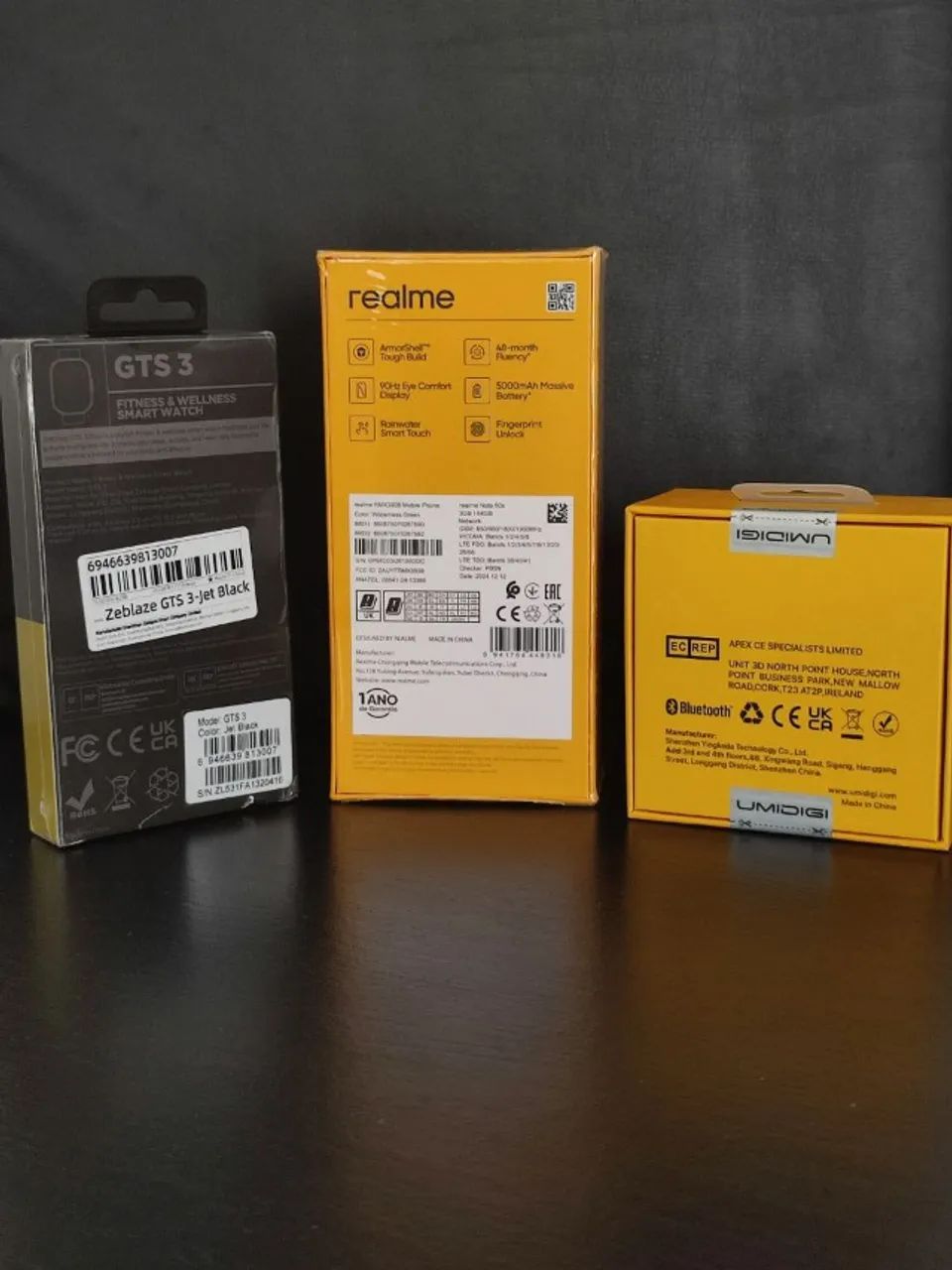 Combo Realme Note 60X, Zeblaze GTS3, Umidigi AirBuds Pro - Foto 2