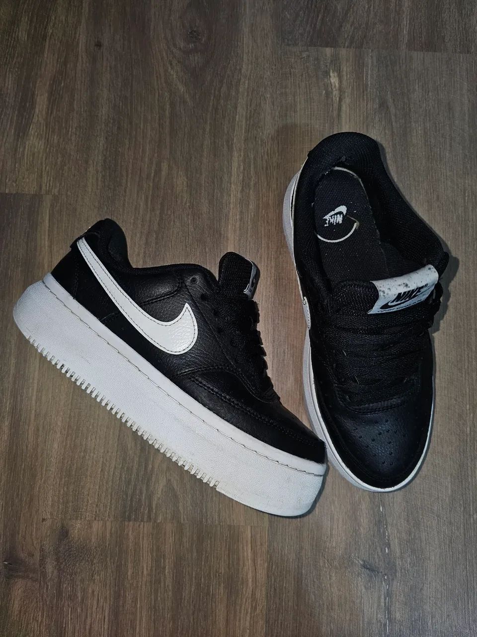 Tênis Nike Court Vision Alta Preto - Foto 2
