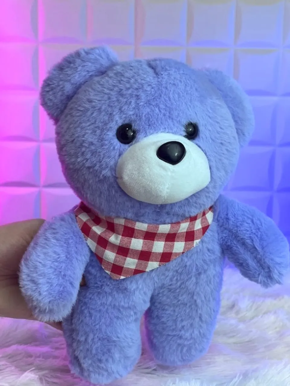 Pelúcia Teddy Lilás - 25cm