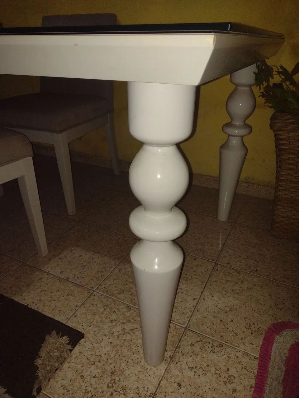 Mesa com 6 cadeira Sofisticada e elegante! Mediando( 1.90cm x 1.10cm) Cor cinza  - Foto 4