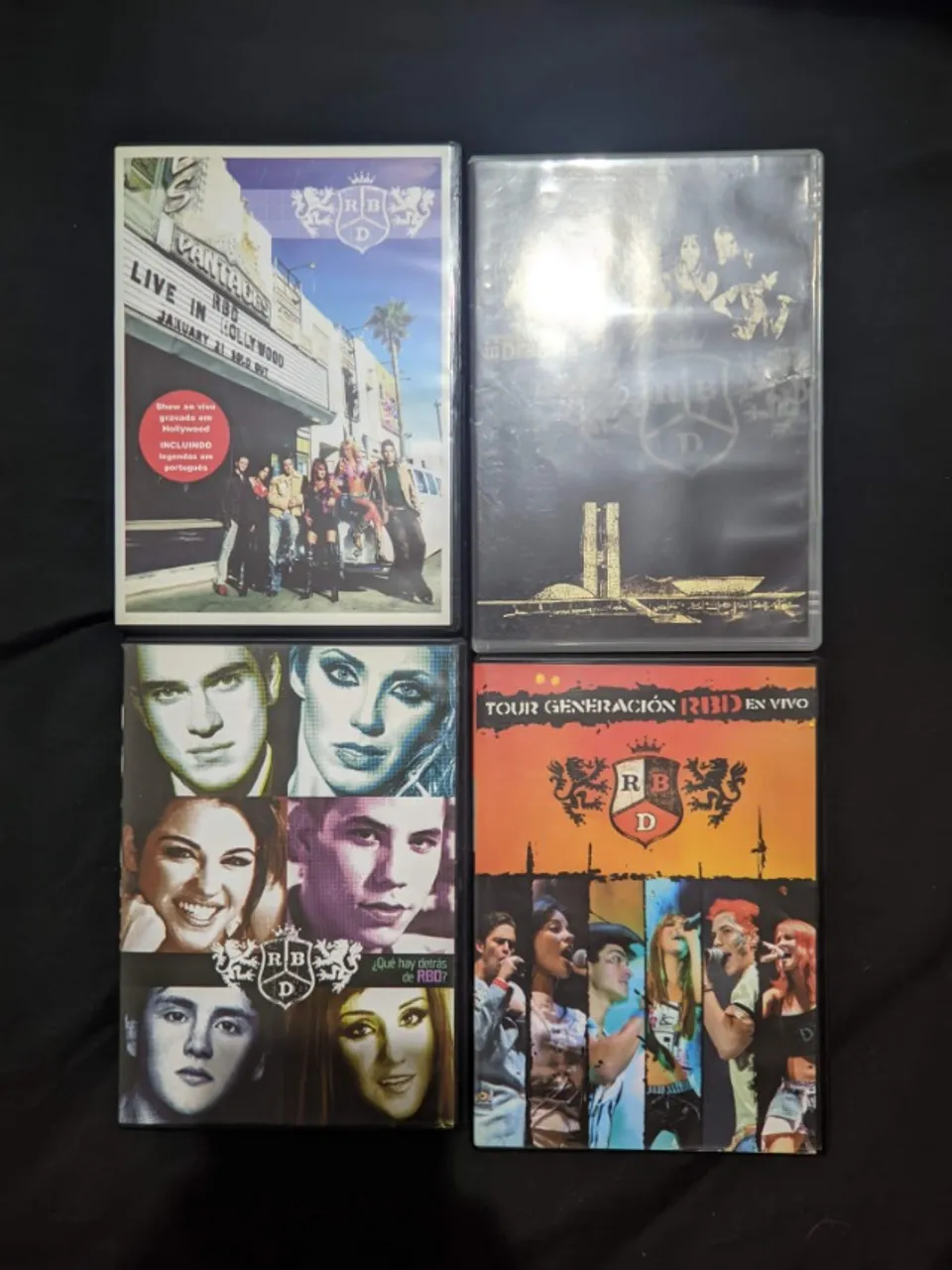 DVDs RBD - Ler descrição
