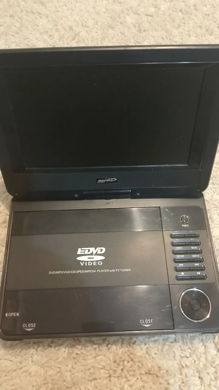 DVD Player Portátil EDVD com TV Tuner