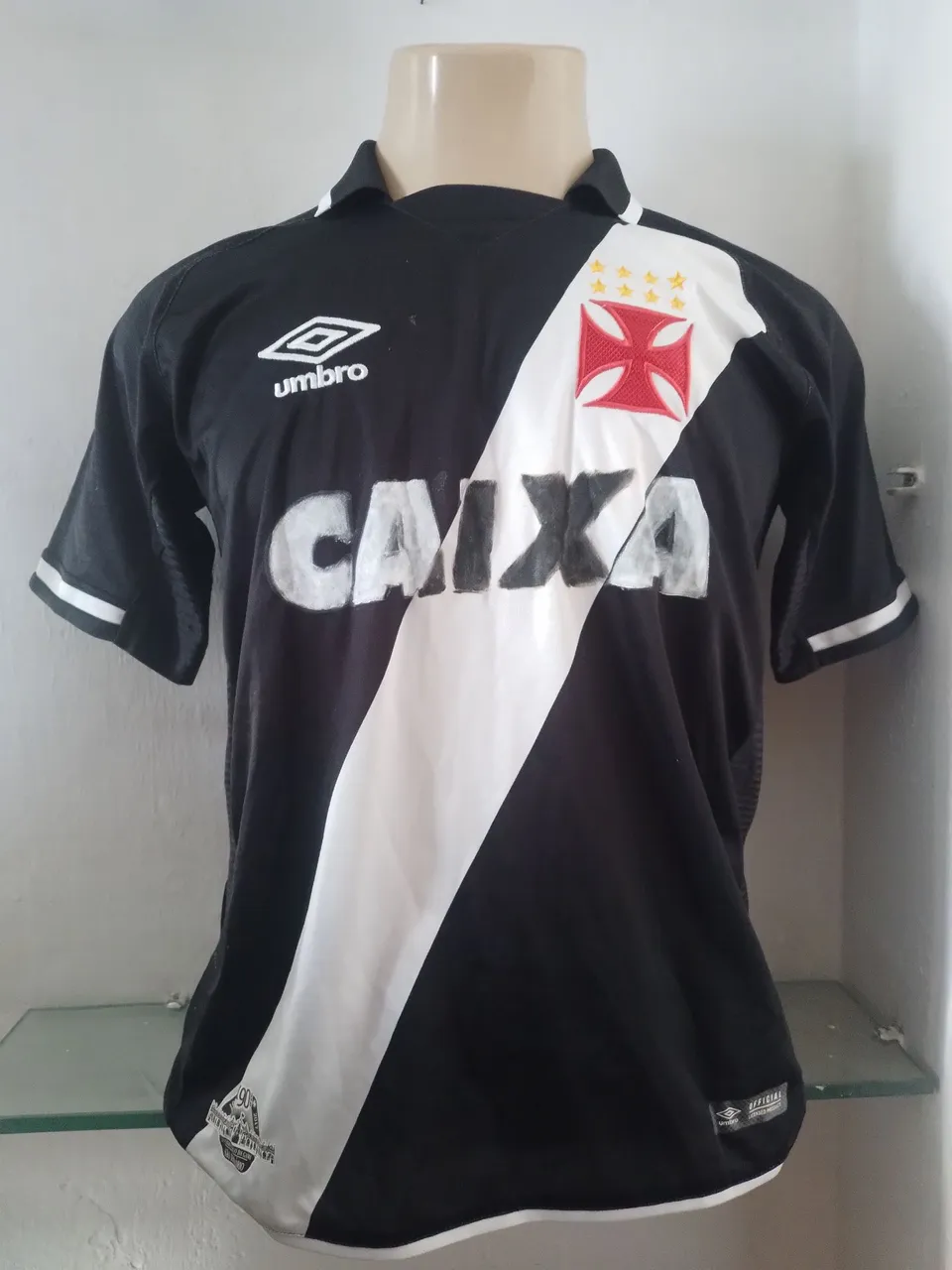 Camisa Vasco da Gama Umbro jogo.