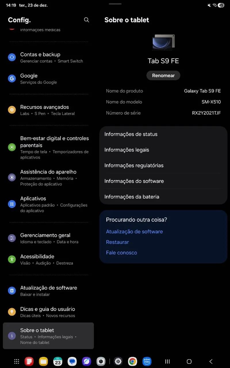 Tablatura Samsung s9 fe - Foto 2