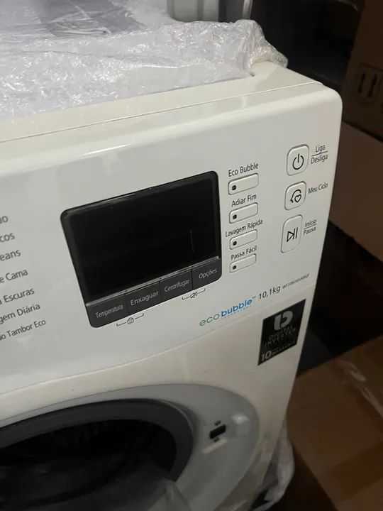 Máquina de Lavar Samsung Eco Bubble 10kg - Digital Inverter - Foto 4