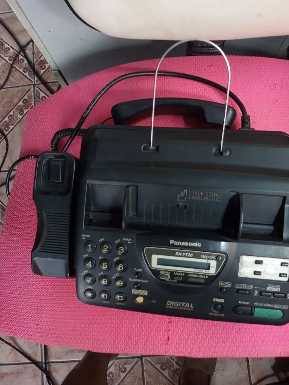 Aparelho de Fax Panasonic - Telefonia Fixa e Sem Fio - Conjunto