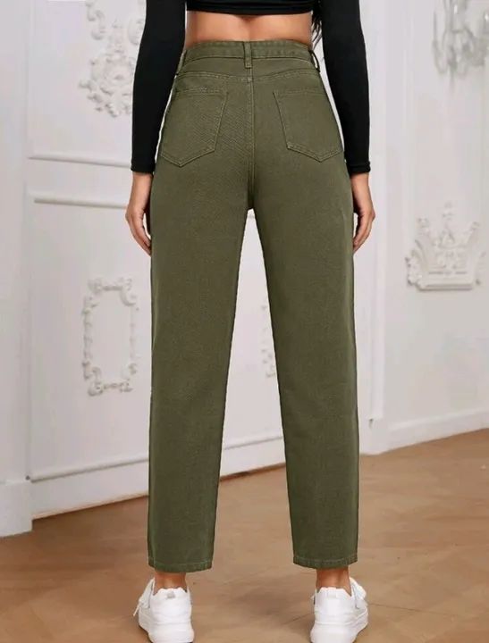 Calça jeans verde militar  - Foto 2