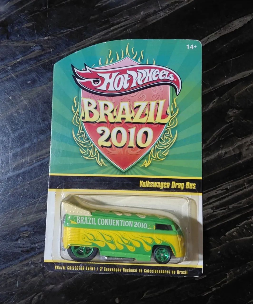 Hot Wheels Volkswagen Drag Bus - Brazil 2010 - Hobbies e coleções