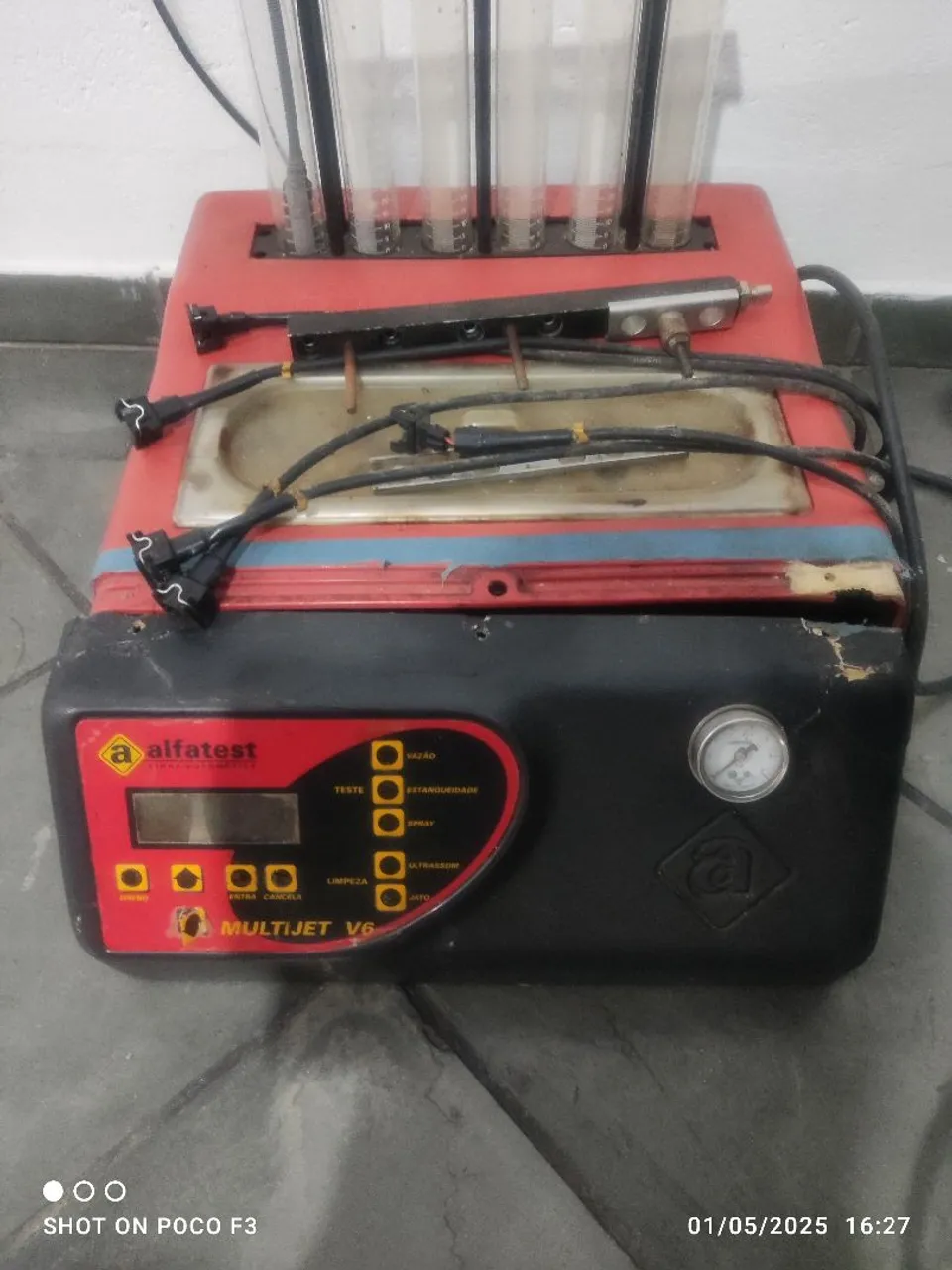 Máquina de Teste de Injetores Multijet V6 Alfatest