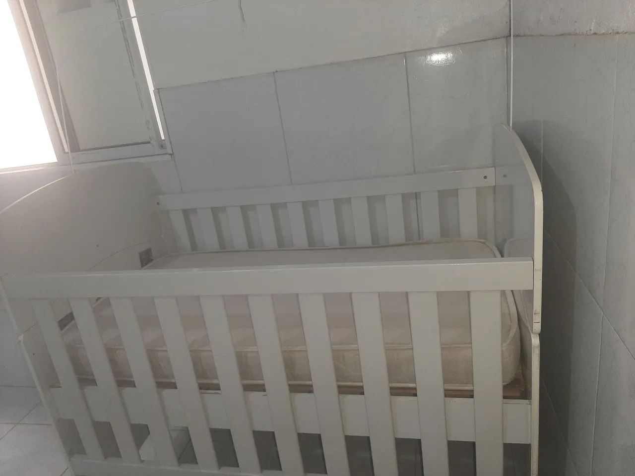 Berço americano 3 em 1 com capa protetora nao passa xixi  - Foto 2