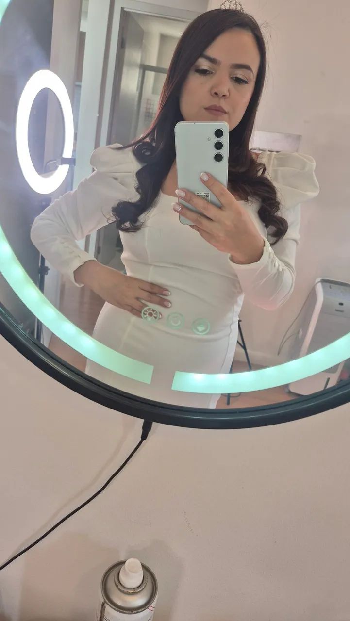 Vestido de noiva Civil branco  - Foto 3