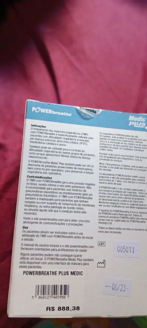 Powerbreathe Medic Plus - Melhora a respiração - Foto 2