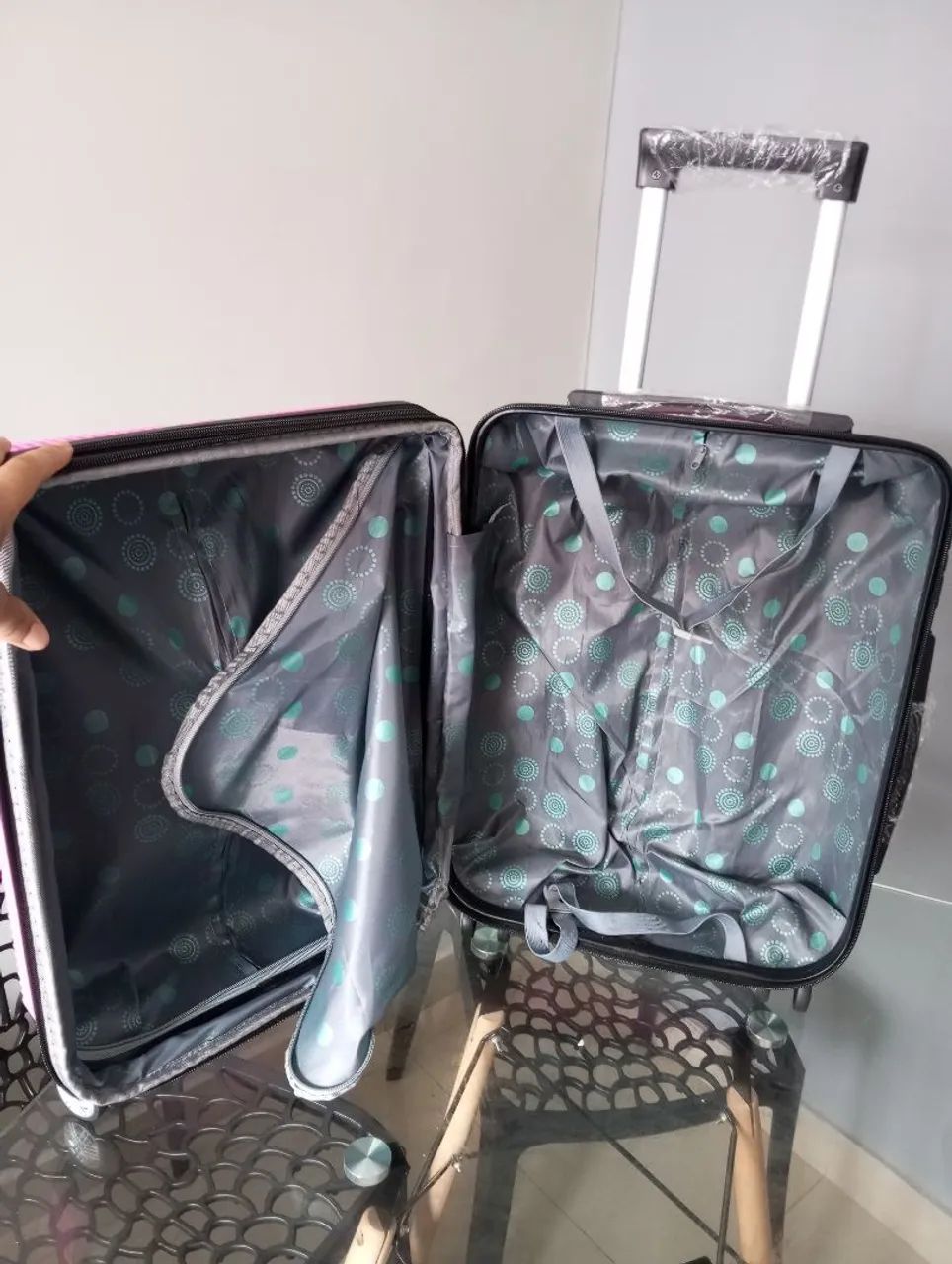 Mala de Viagem Rosa - 10kg - Foto 4
