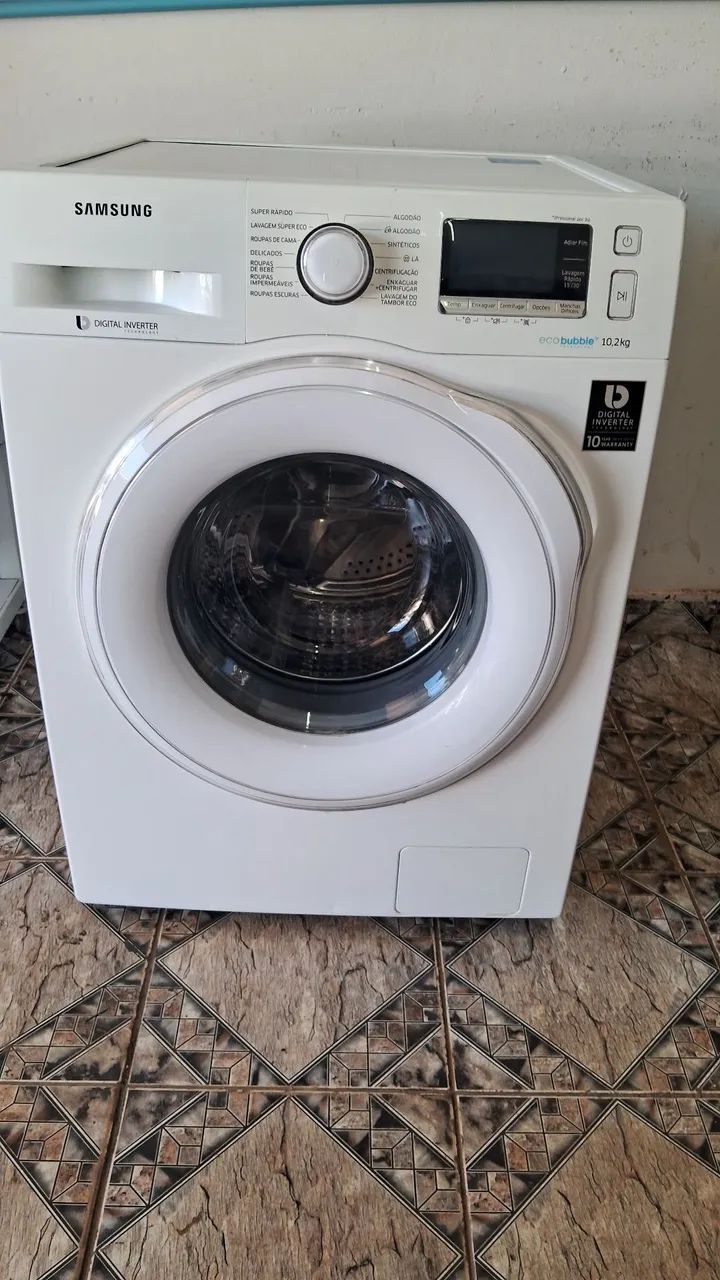 Vendo máquina de lavar samsung 10kg 220v muito concervada  - Foto 5