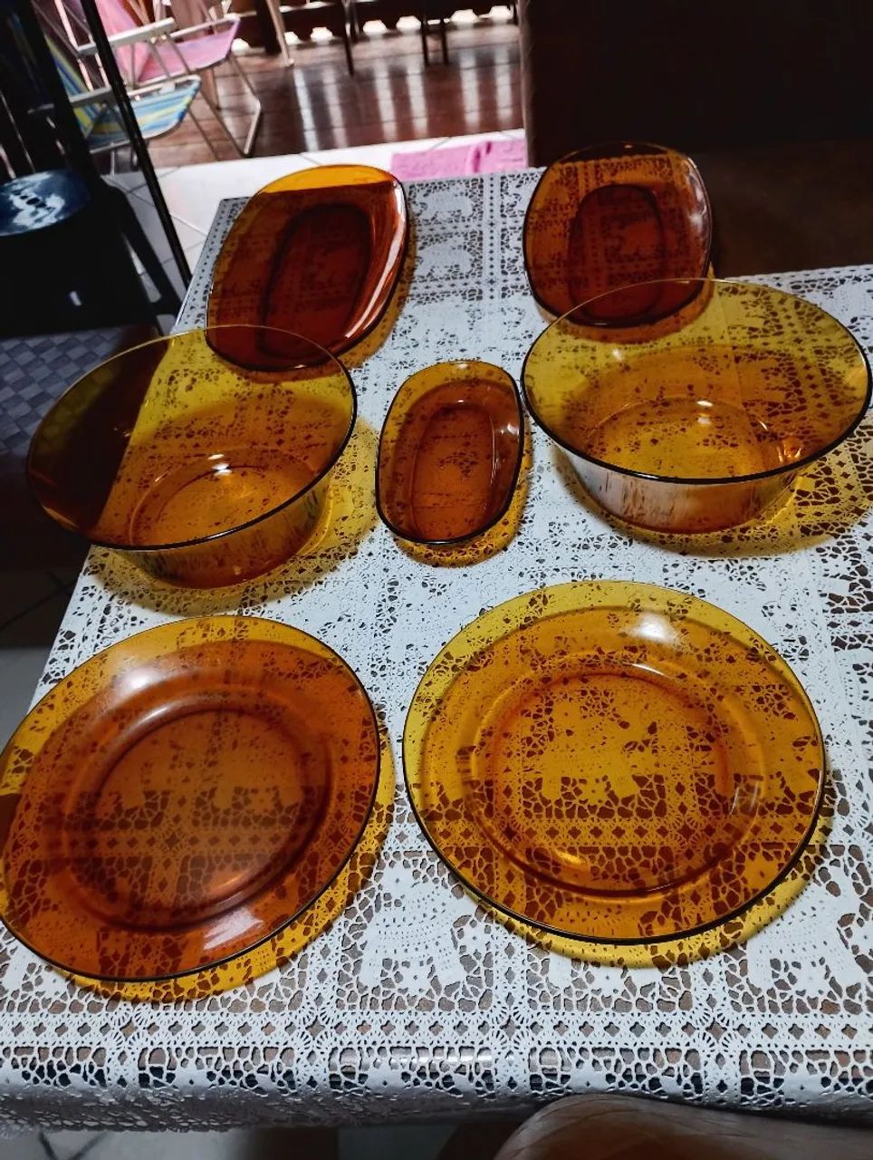 DURALEX TRAYS – ALL 8 ORIGINAL PIECES