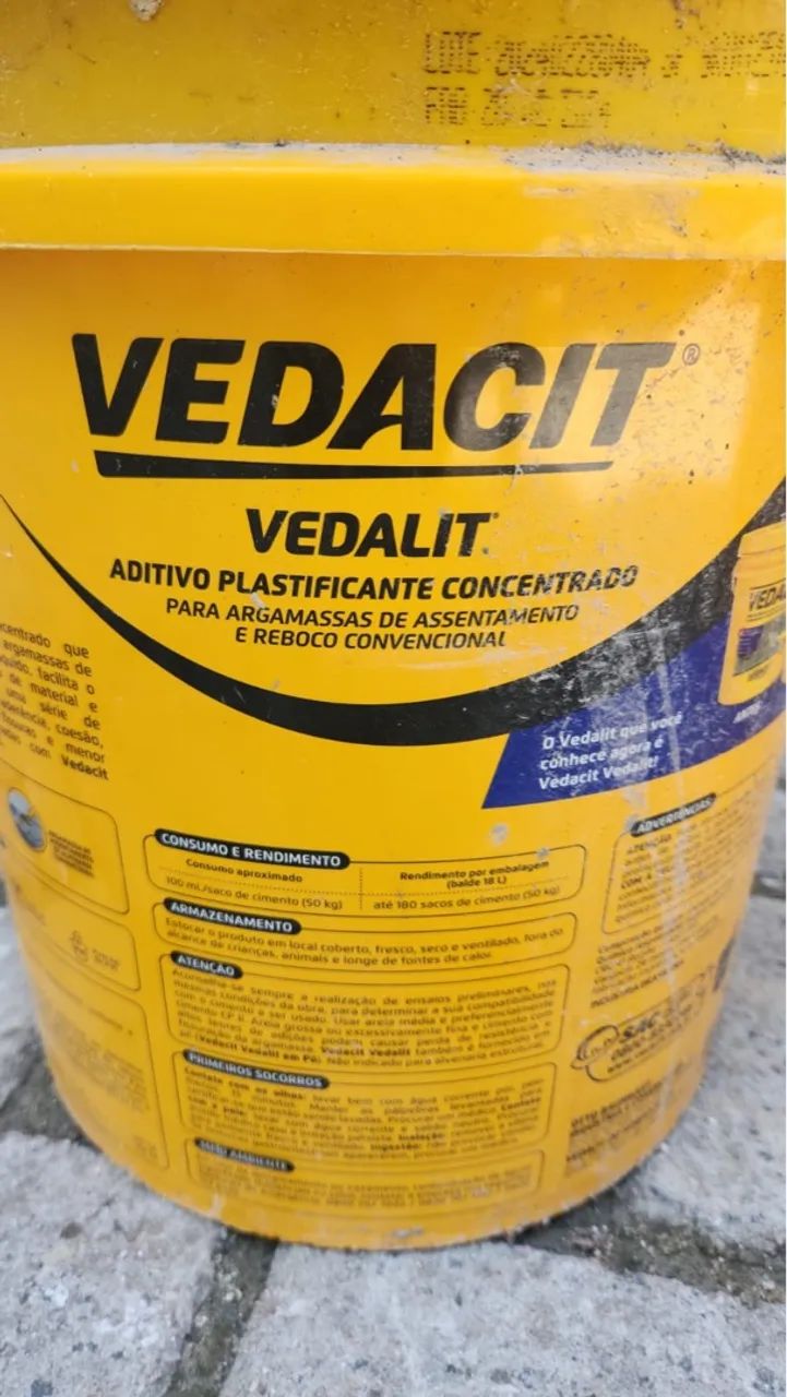 Vedacit Vedalit - Aditivo Plastificante Concentrado