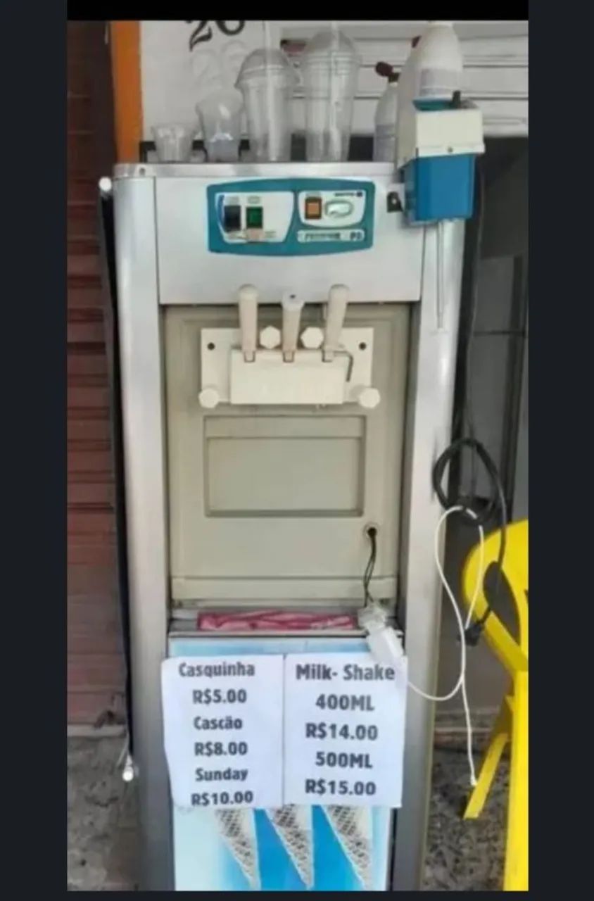 Máquina de Sorvete e Milk Shake
