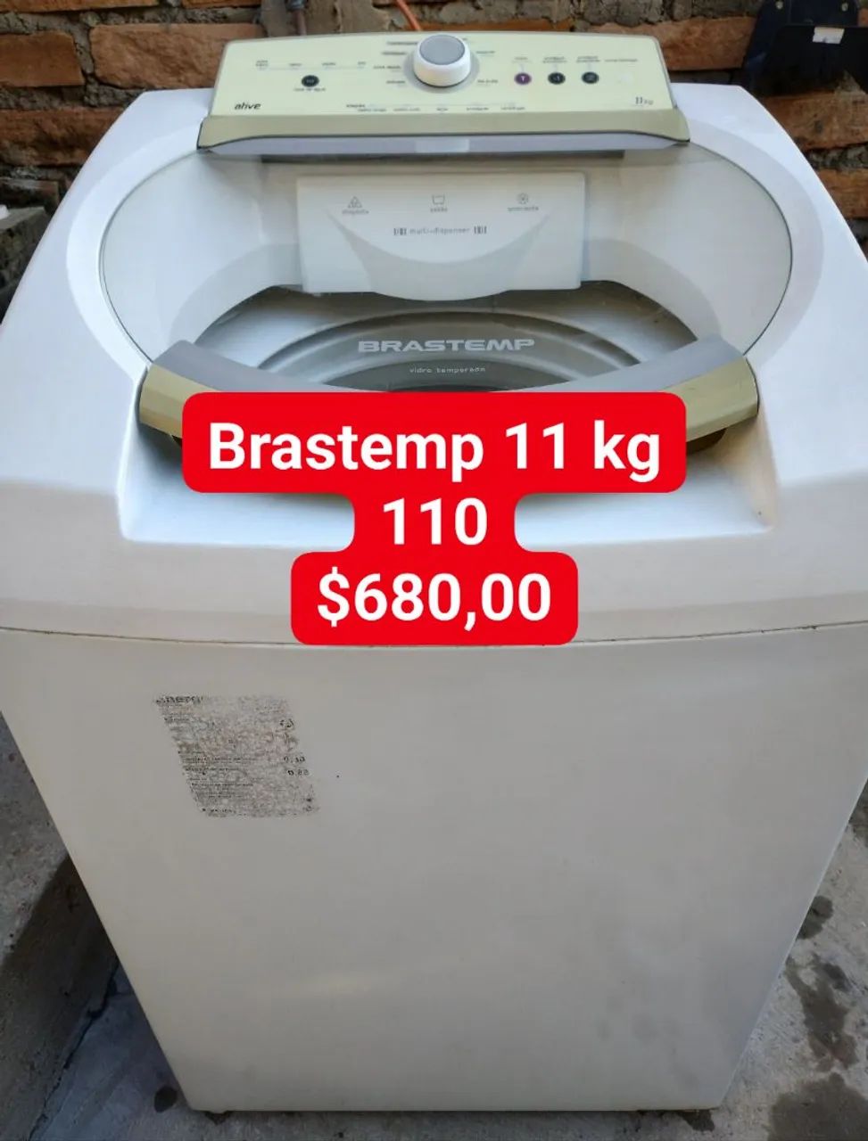 Brastemp 11 kg - Lava Roupa Ative 110v 3 meses de garantia 