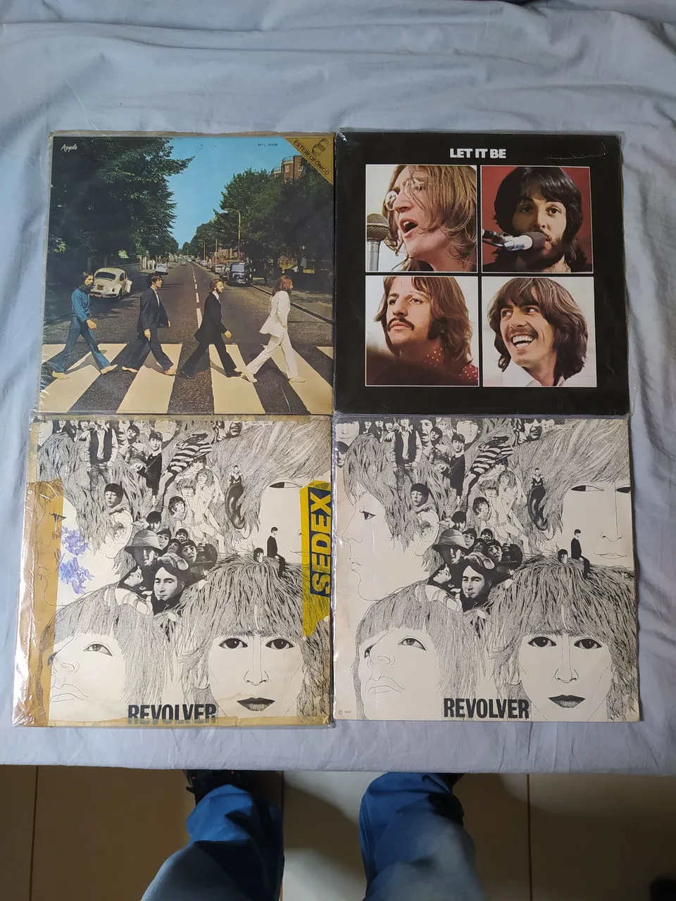 Discos de vinil The Beatles - Revolver, Abbey road e Let it be
