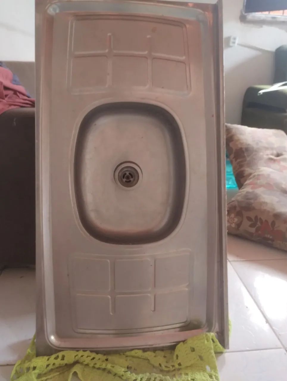Pia de banheiro inox para cozinha 