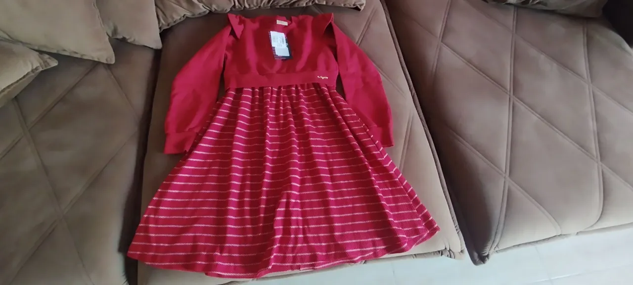 Vestido inverno infantil