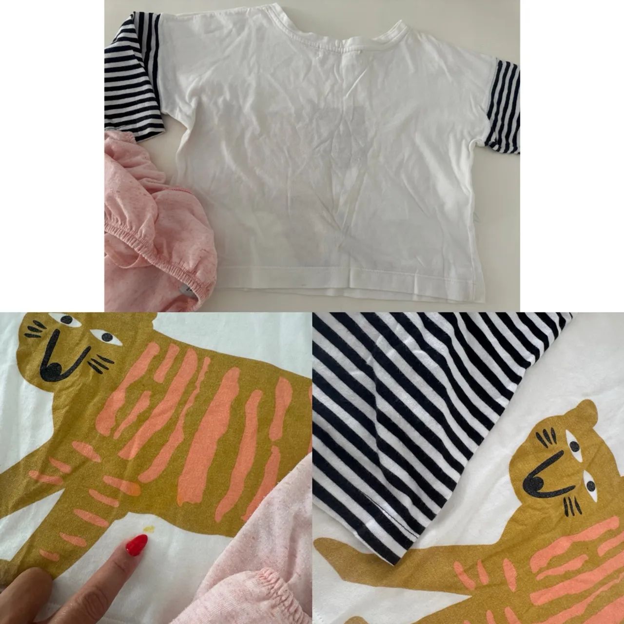 2 blusas croppeds infantil Fábula e outra marca - Foto 4