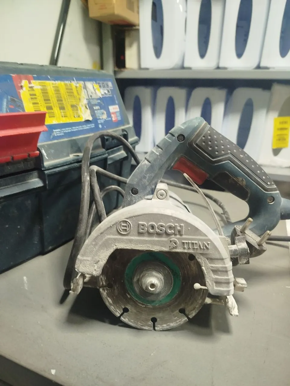 Serra marmore bosch titan gdc 150