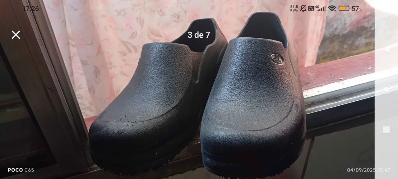 Sapato impermeável antiderrapante 