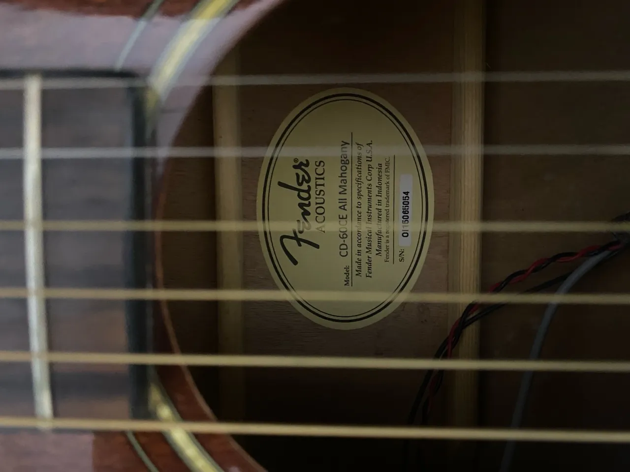 Violão Fender CD-60CE All Mahogany