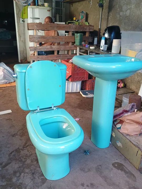 Acoplado completo série luxo ideal standart com lavatório  - Foto 2