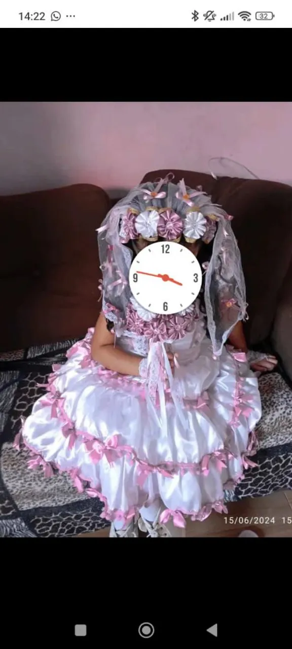 Vestido quadrilha noivinha