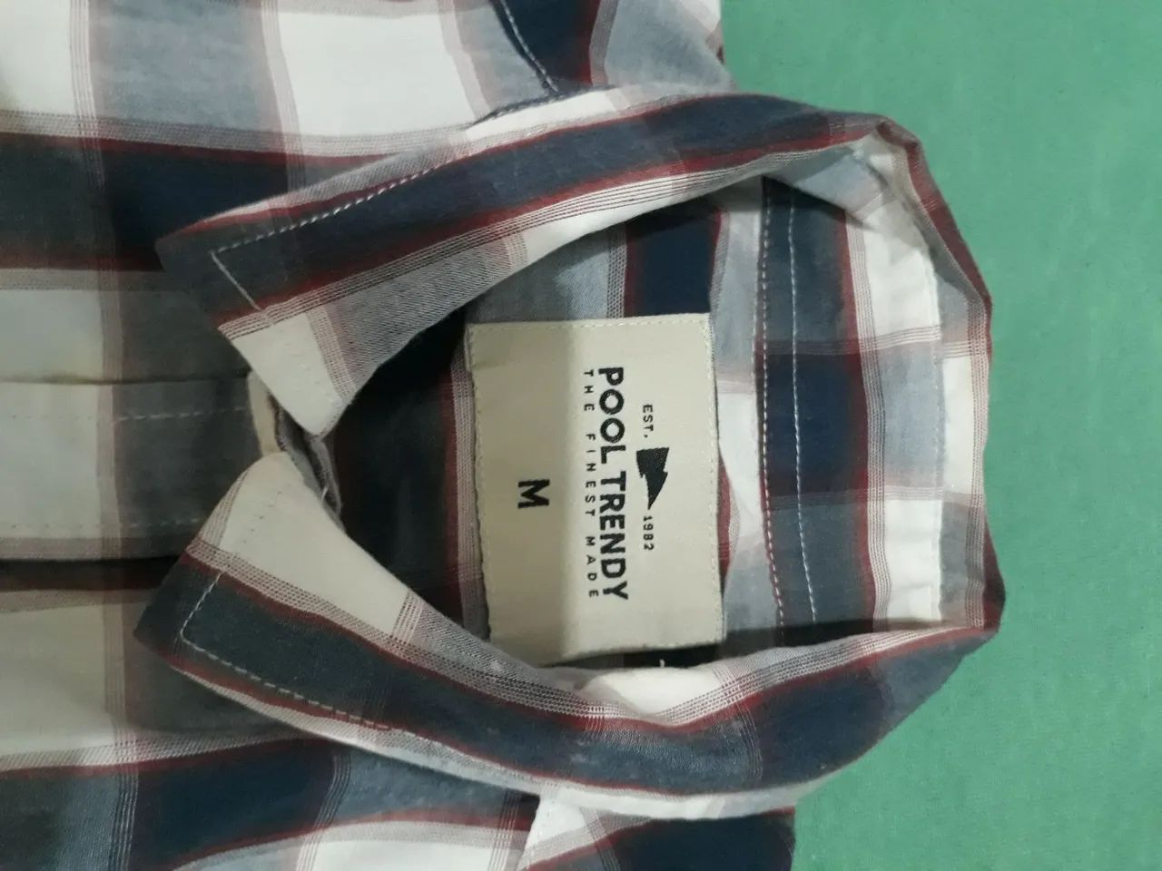 Conjunto de camisa e bermuda xadrez Pool M - Foto 4