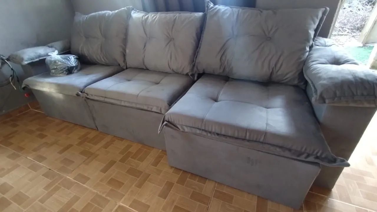 SOFÁ TEXAS LUXO RETRATIL LARGURA 2.50 m<br>RETRATIL LARGURA 2.50 m<br> - Foto 6