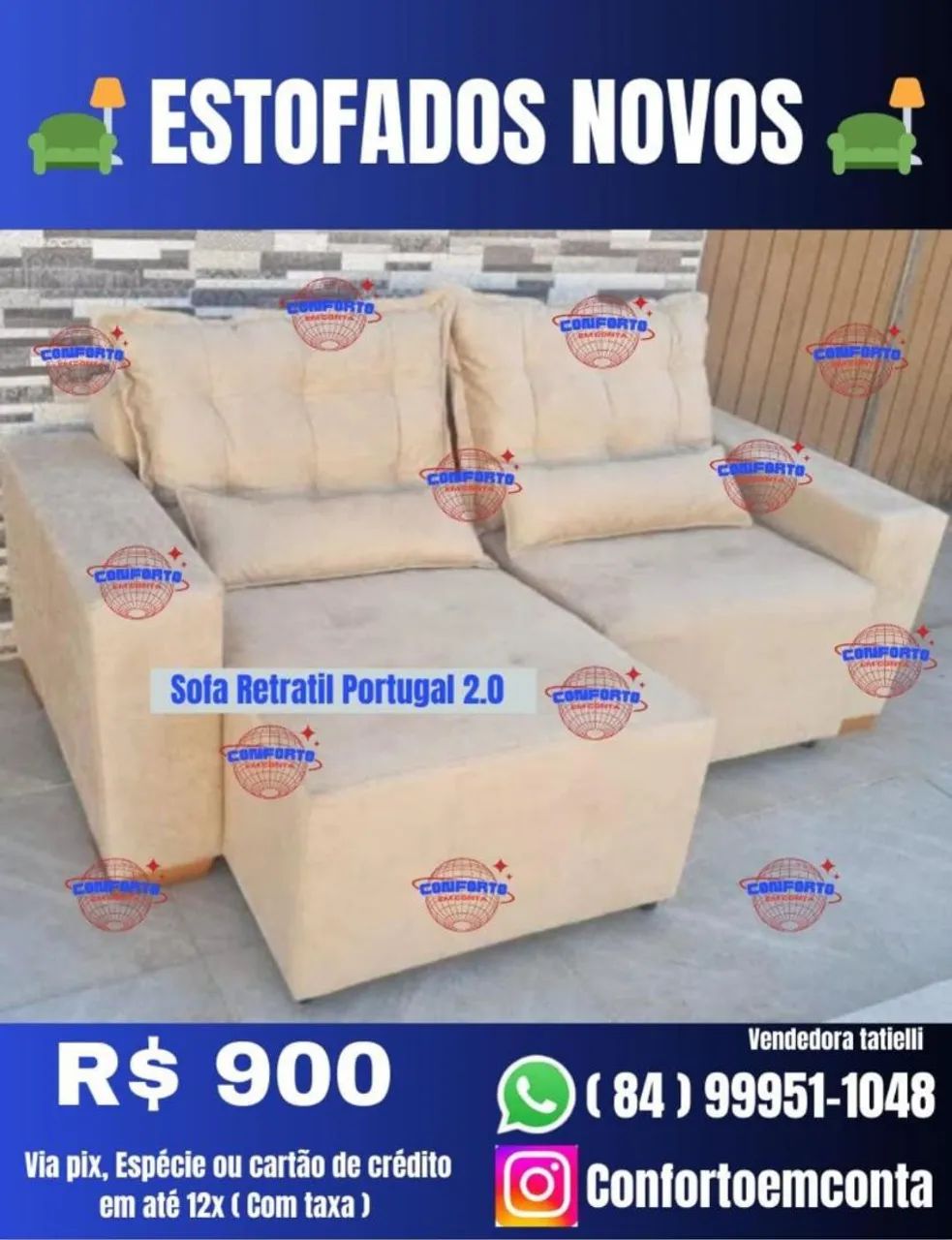 Sofá Novo diretamente da fábrica  - Foto 5
