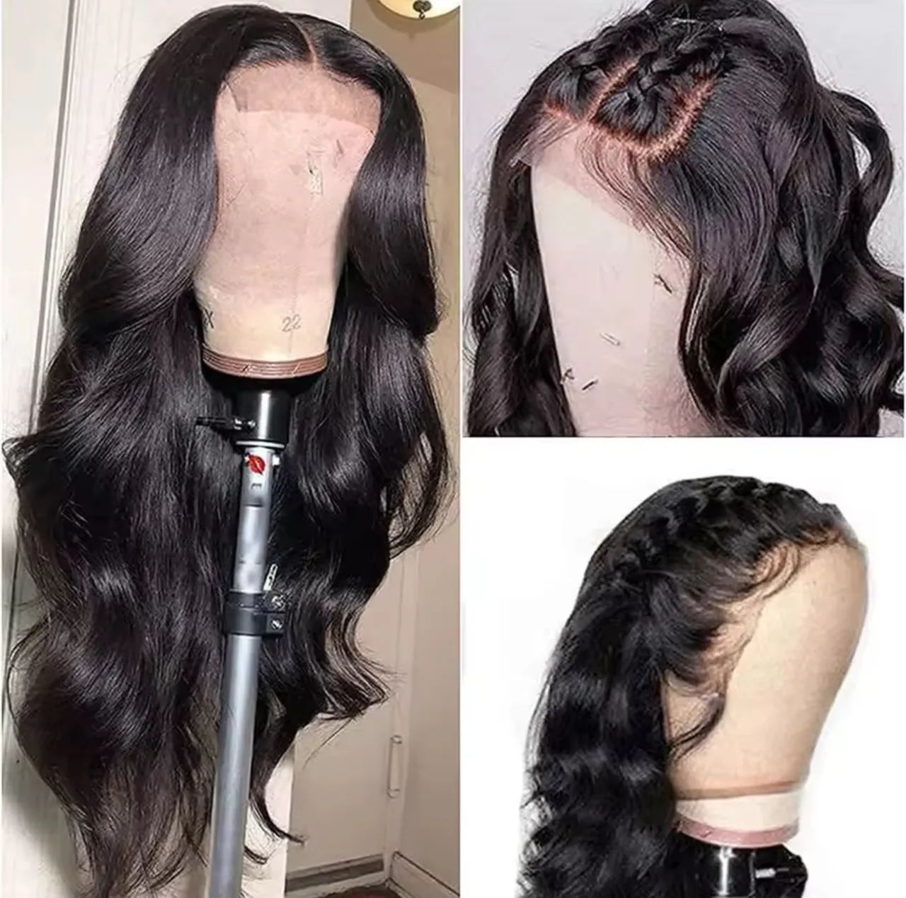 LACE ONDULADA CABELO HUMANO - 60 cm 