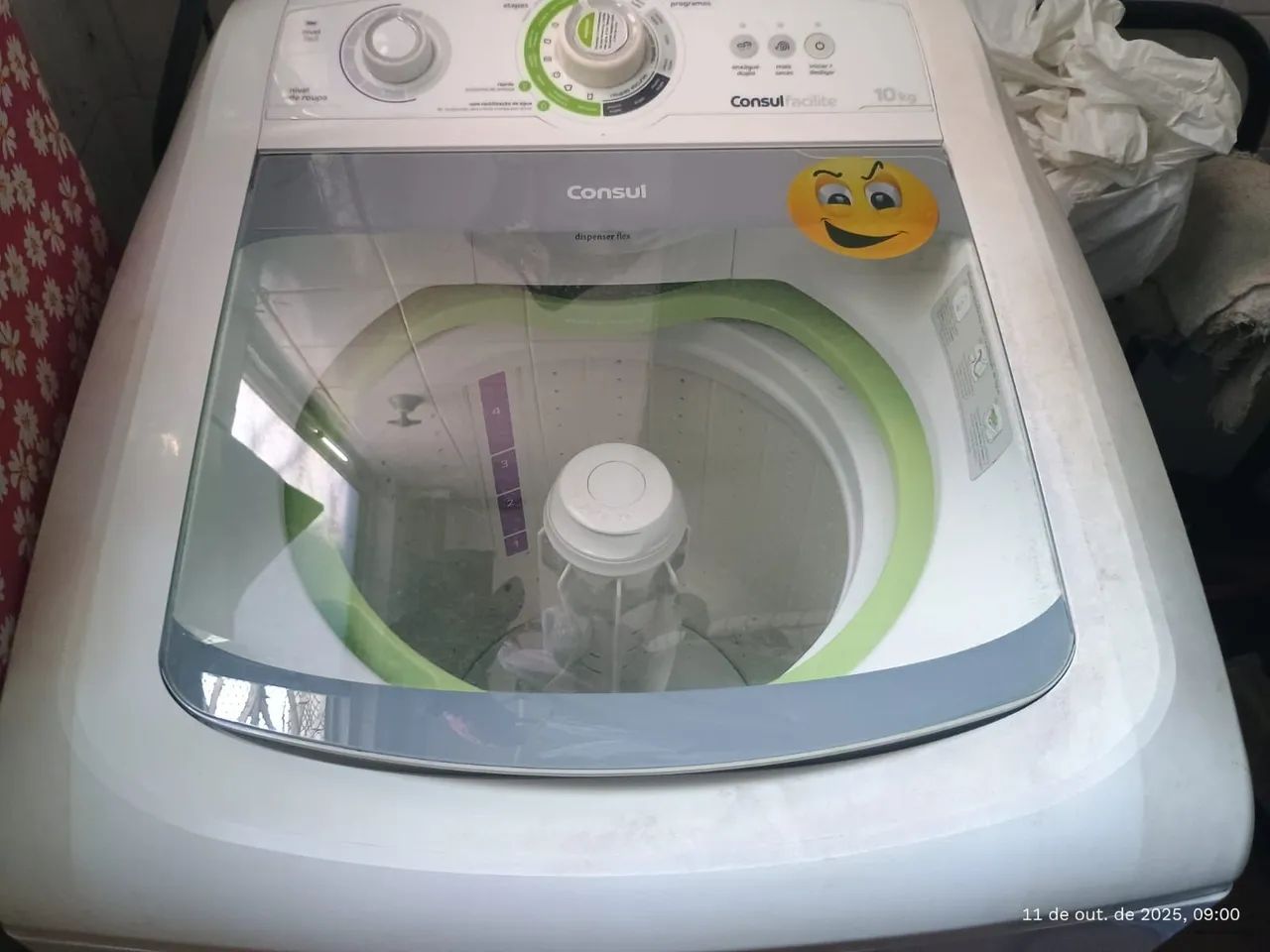 PARA LEVAR!!!!?Máquina de lavar Consul 10kg.Com Defeito simples 