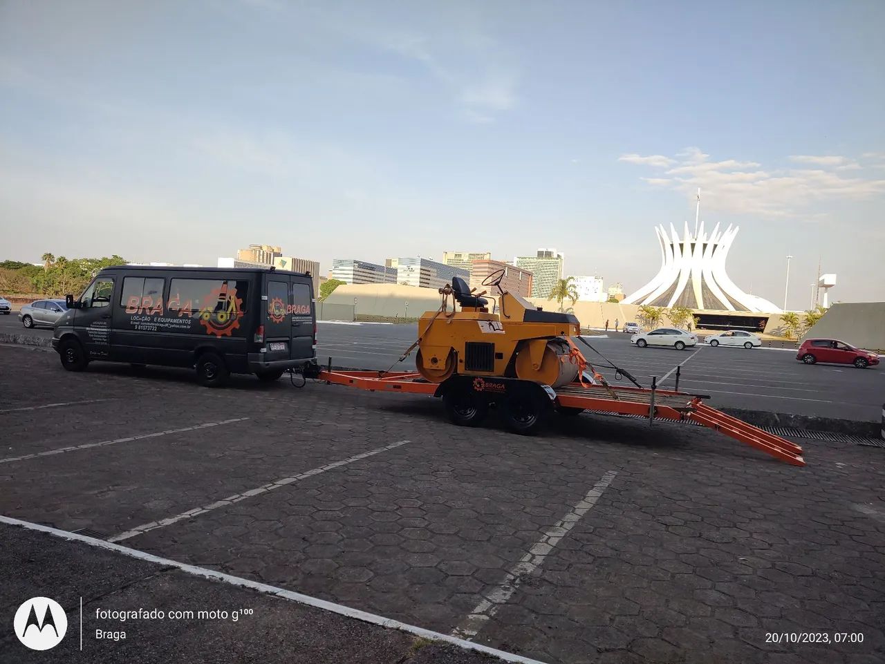 Rolo compactador para aluguel  - Foto 4
