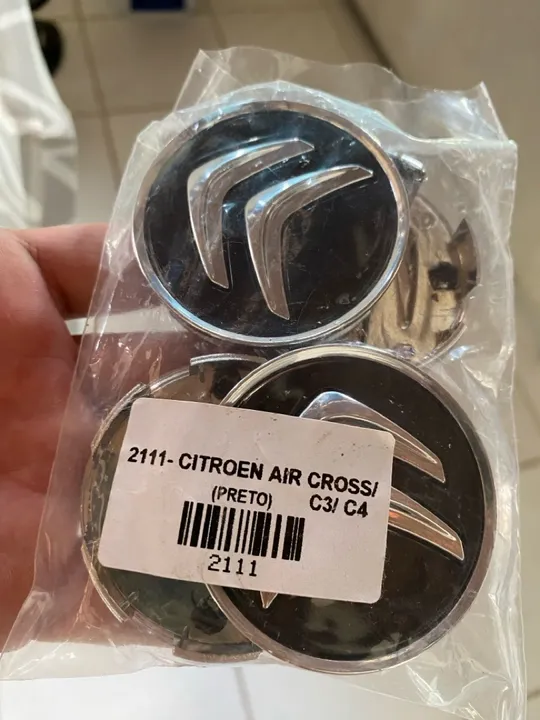Calotas Citroen Air Cross C3/C4 - Preto